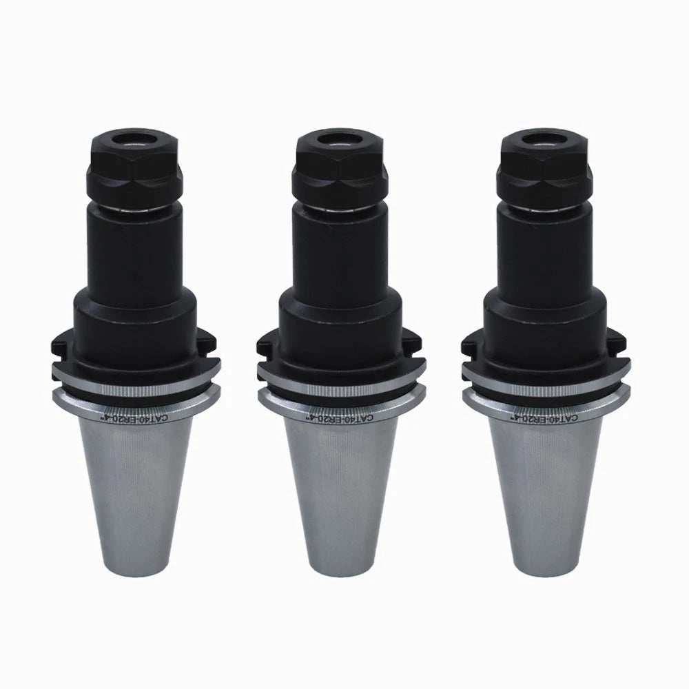 Set of 3 Collet Chucks for CAT40 Tool Holder (G6.3/15000RPM)