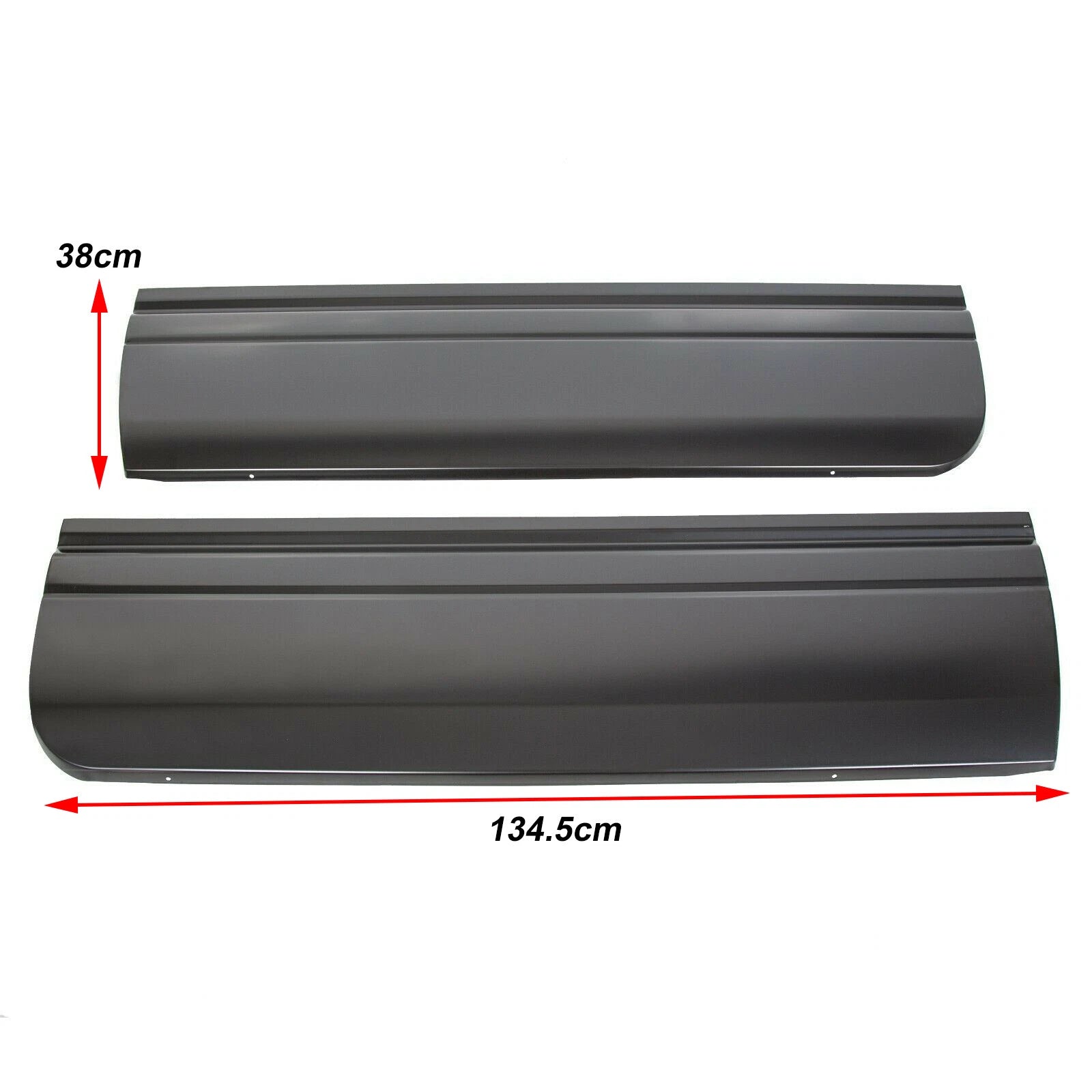 Set of 2 Lower Front Door Skins for Dodge Ram (1994–2002)