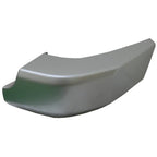 Replacement Gray/Silver Painted Plastic Passenger Side Rear Bumper End