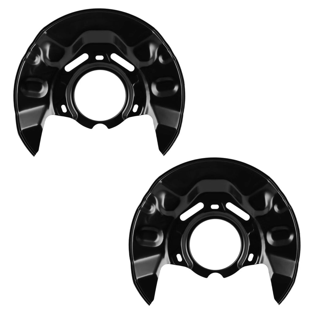 Set of 2 Front Brake Dust Shields for Toyota Corolla Matrix (2003–2008)