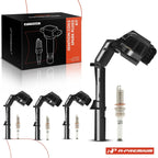 Set of 4 Ignition Coils & 4 Iridium Spark Plugs for Mercedes-Benz CLA45 AMG (2014–2019)