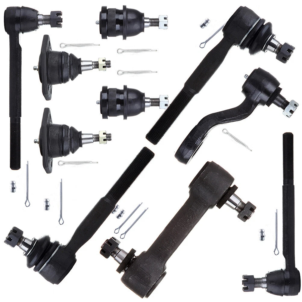 Set of 10 Front Tie Rods Ball Joints Suspension Kit for Chevy C10 Suburban (1975–1982)