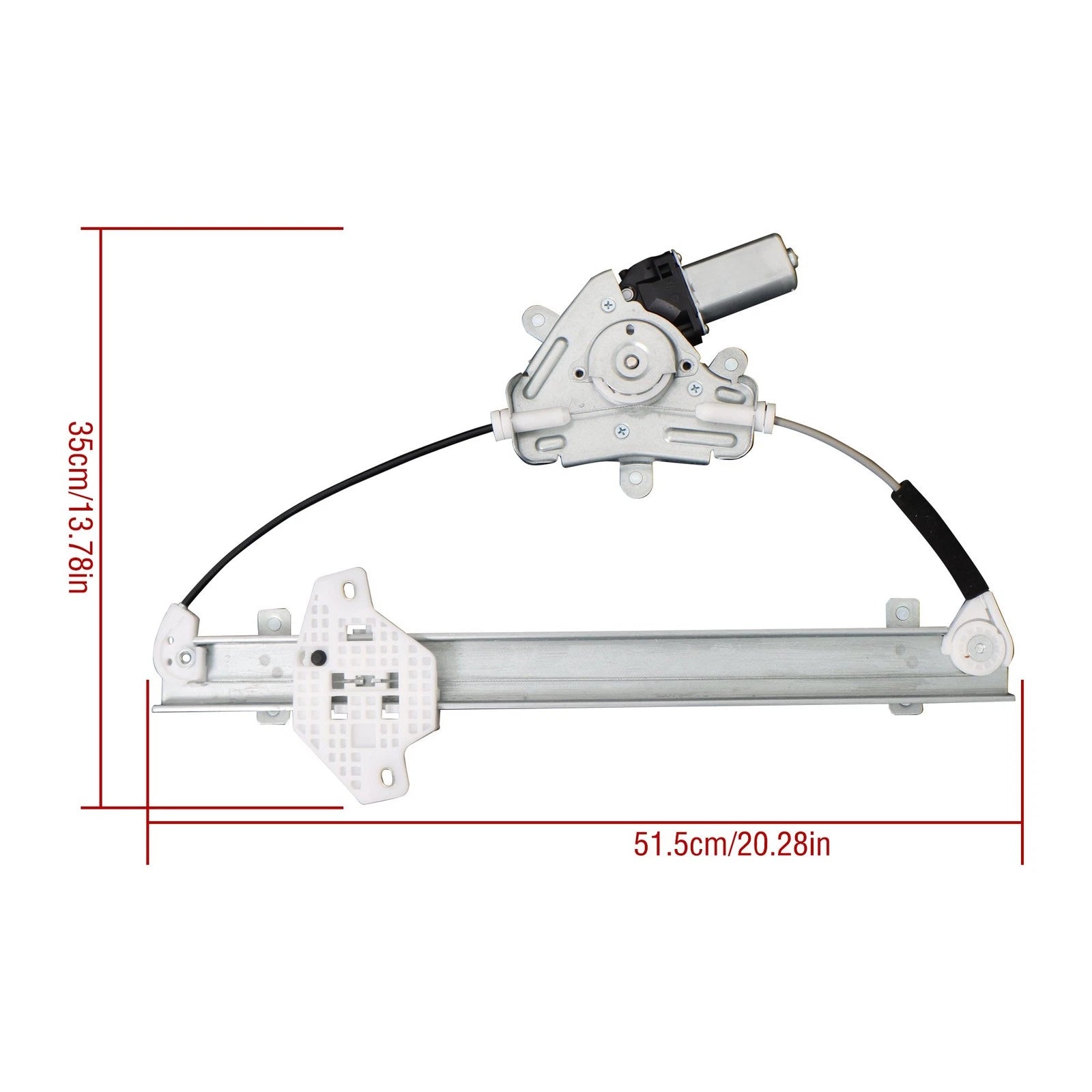 Front Left Power Window Regulator with Motor for Hyundai Accent (2012–2017)