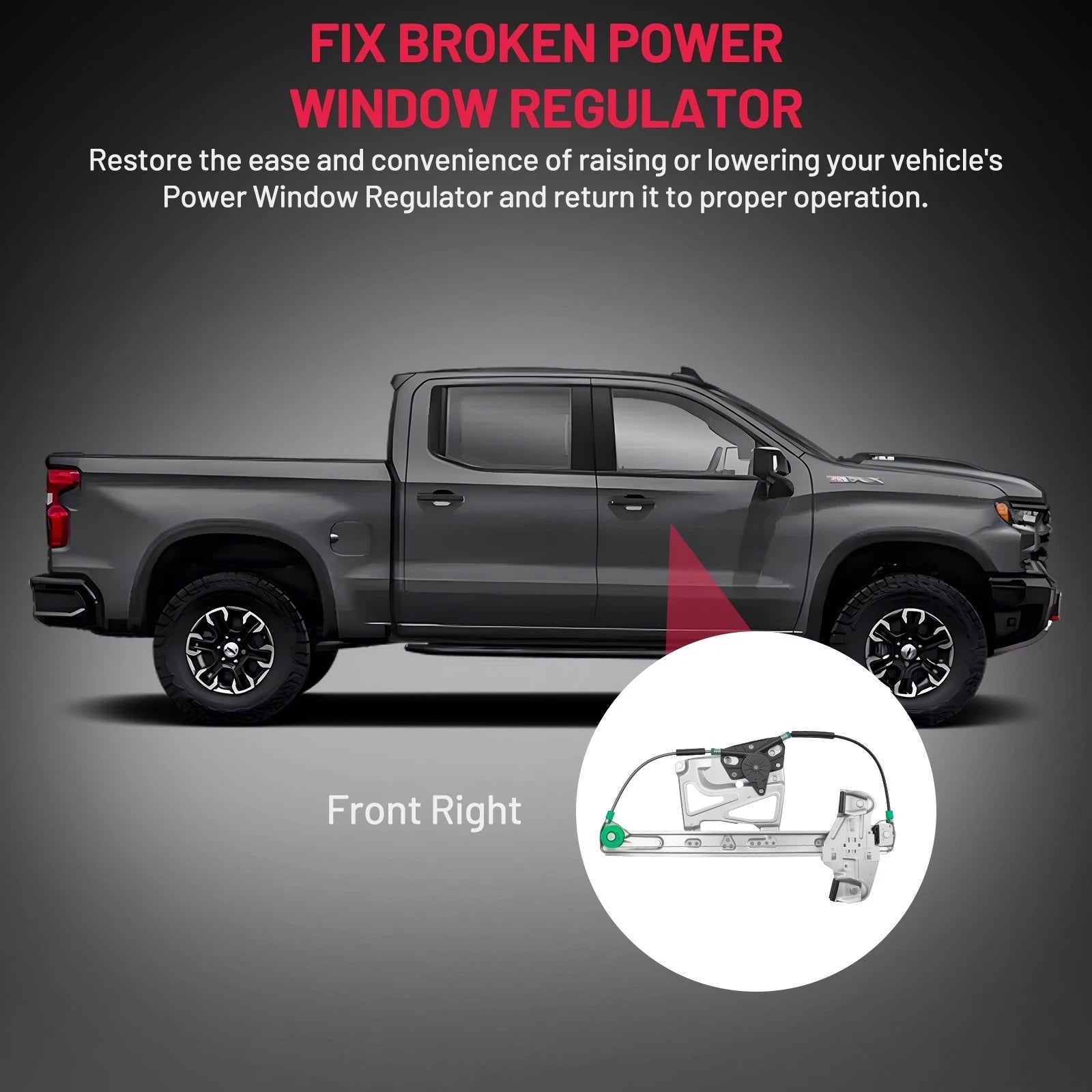 Power Window Regulator Motor for Freightliner FLD120SD (2009–2010)