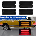 Smoked LED Side Marker Light for Chevrolet C10 C15 C1500 (1968–1972)