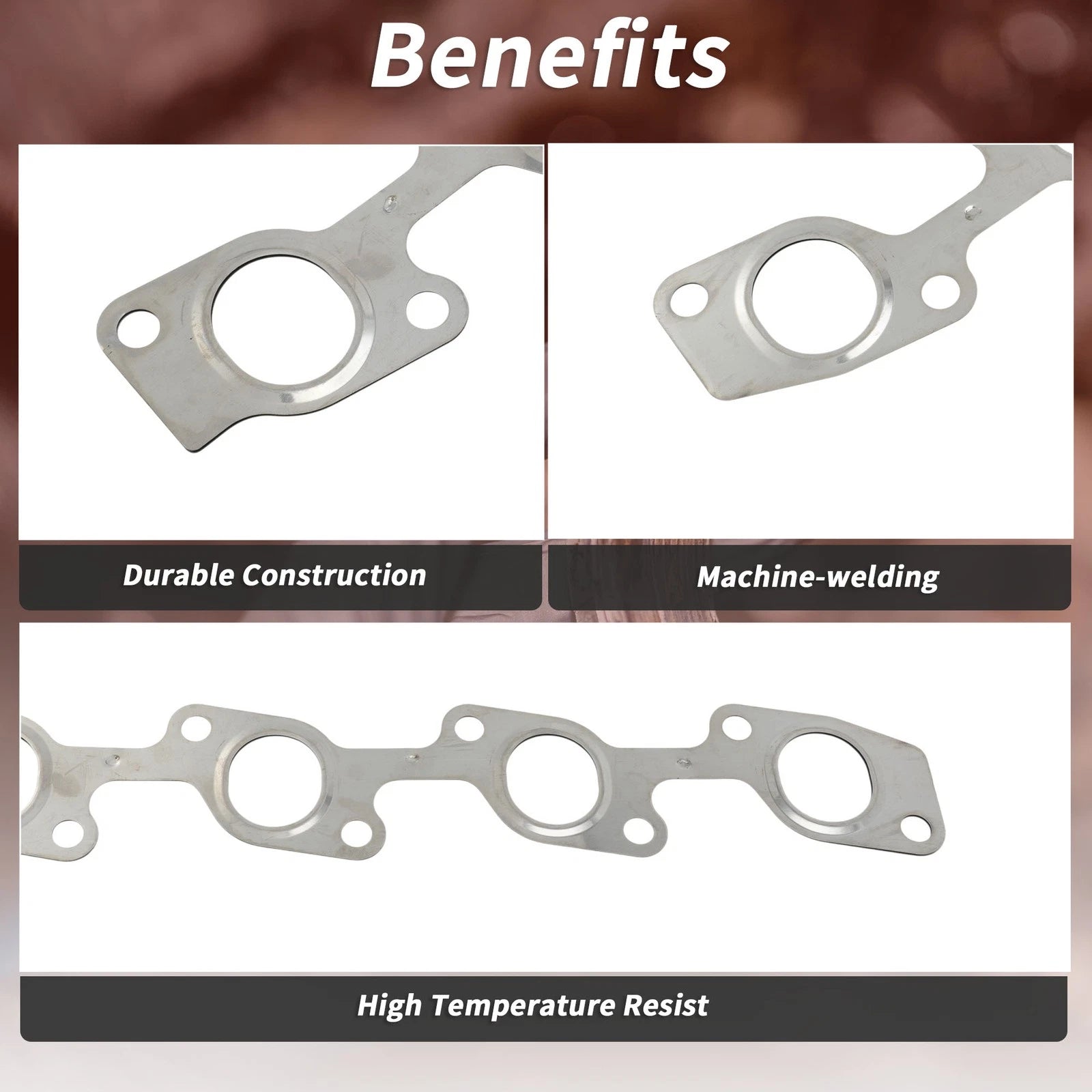 Exhaust Manifold Header Gasket for Toyota 4Runner (1989–1993) No.1717354030