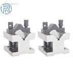 Set of 2 V-Block and Clamp for Precision Machining Tools