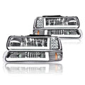 Amber LED DRL Headlights for Chevy Silverado, Tahoe (1999–2006)