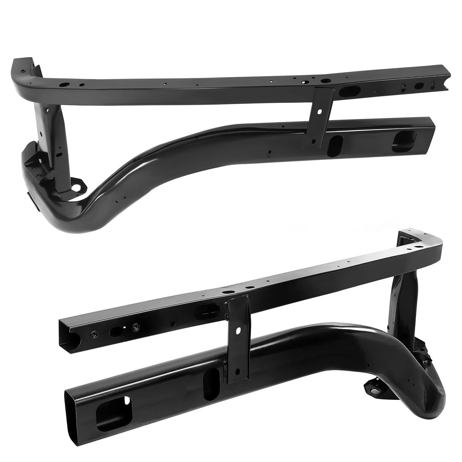 2Pcs Black Radiator Support for Ram 1500 2500 (2011–2018)