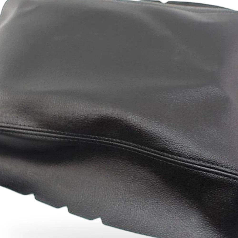 Leather Armrest Box Cover for Toyota Highlander (2008–2013) Black