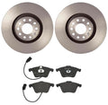 Brembo Front Brake Kit with Low-Met Pads & Disc Rotors for Audi A4 Quattro (320mm)