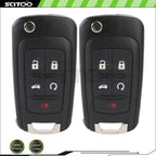 2 Keyless Entry Remote Fob OHT01060512 for Chevrolet Sonic (2013–2016)
