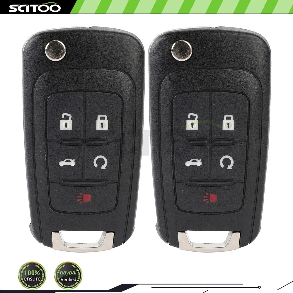 2 Keyless Entry Remote Fob OHT01060512 for Chevrolet Sonic (2013–2016)