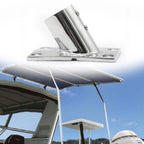 316 Stainless Steel Pipe Seat Bottom 60 Degree for Marine Awning Handrail