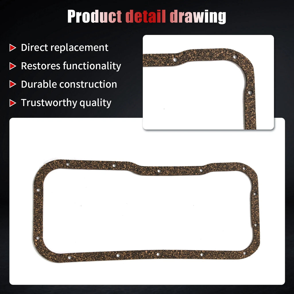 Oil Pan Gasket for Nissan Sentra 200SX NX Pulsar NX (1989–2005)