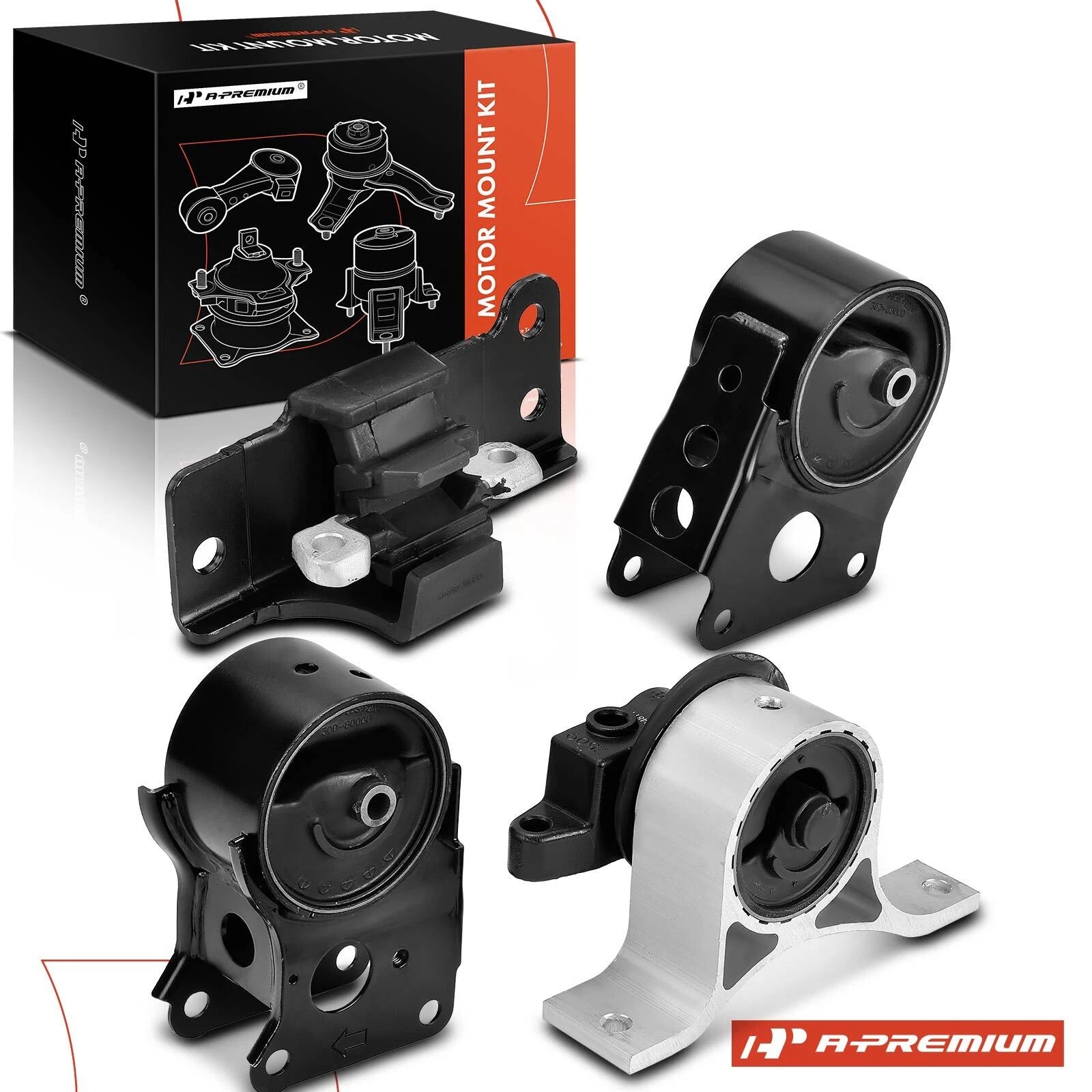 Set of 4 Engine Motor & Transmission Mounts for Nissan Altima (2005–2006)