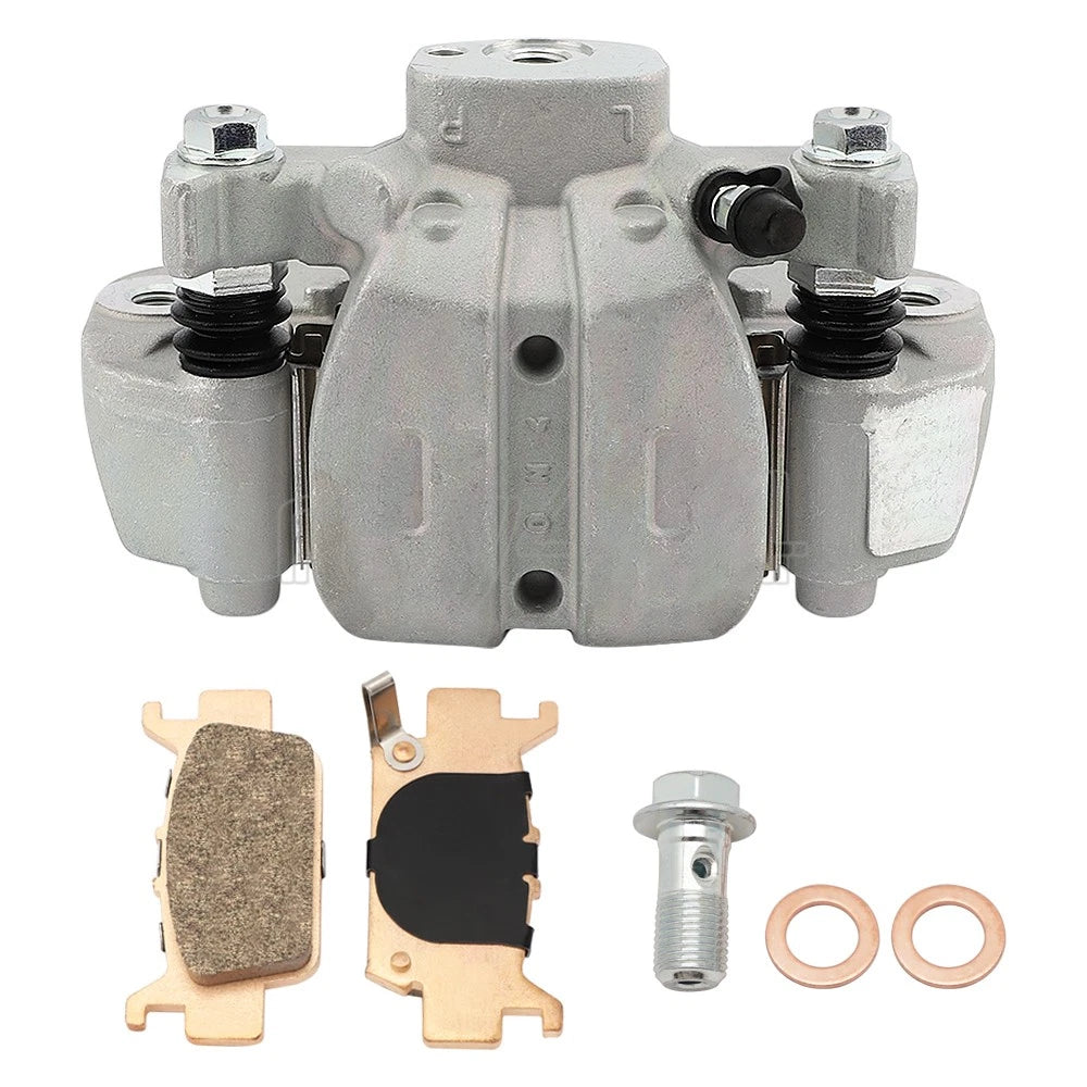 Rear Left Brake Caliper w/Pads for Honda Pioneer 1000 1000-5 (2016–2023)