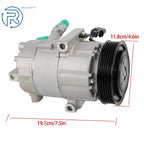 1X A/C Compressor W/ Clutch CO 29193C for Hyundai Elantra Kia Forte Soul (1.8L 2.0L)