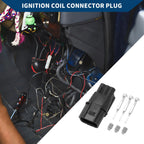 Ignition Coil Connector Plug Male Wire Terminal for Honda Acura (1 Set)