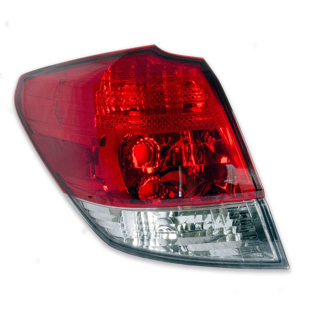 Replacement Driver Side Outer Tail Light Lens Housing for Subaru Outback (2010–2014)