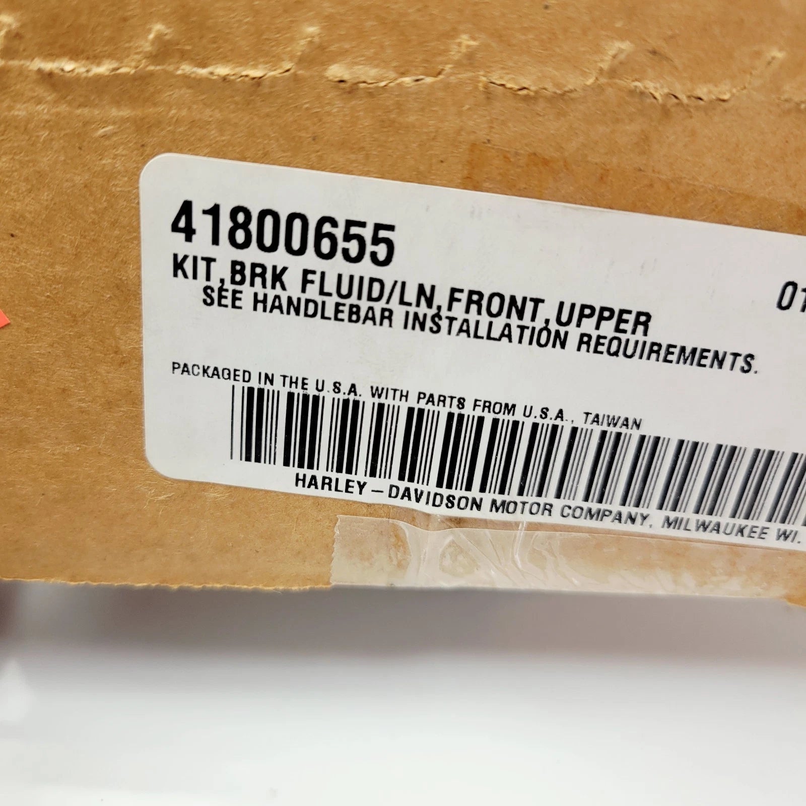 Genuine Front Upper Brake Line for Harley-Davidson Softail (2018–2023) 41800655