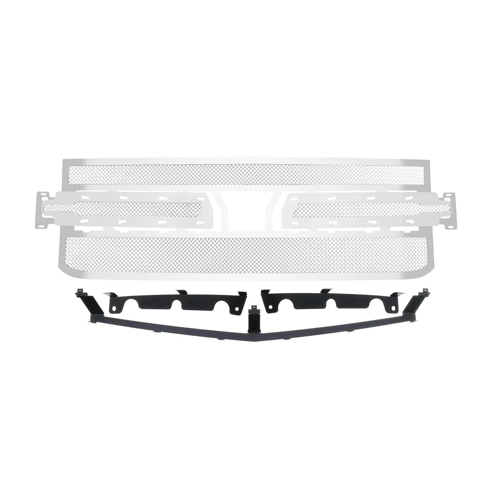 Stainless Chrome Mesh Grille for Chevy Silverado 1500 (2019-2022)