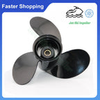 Aluminum Propeller 9 x 9 for Mercury Boat Engine (10HP 15HP) 8 Spline OEM