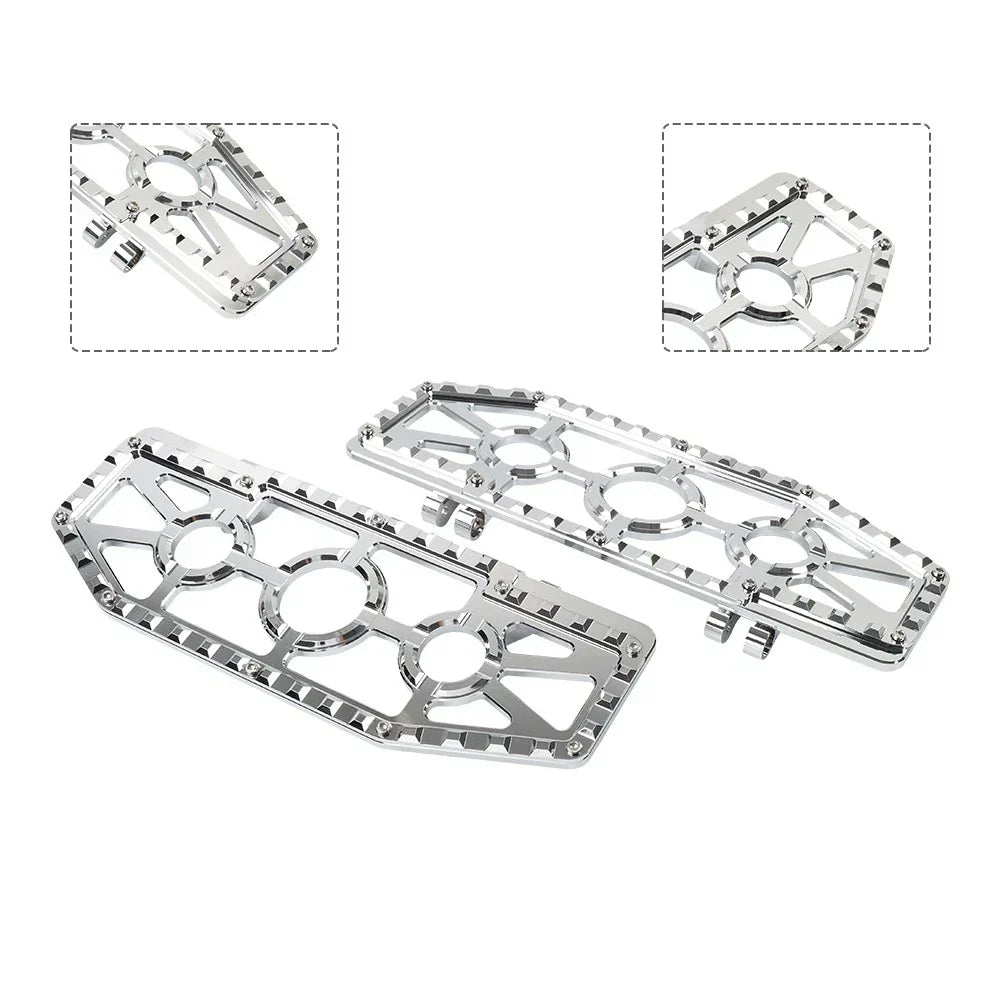 Rider Driver Floorboards Foot Pegs for Harley FL Softail (1986-2017)
