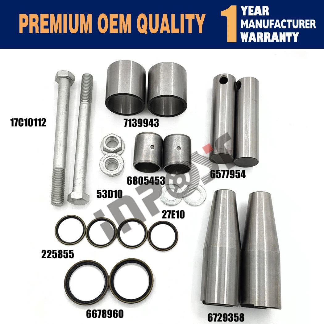 Pin Bushing Kit for Bobcat Bobtach S220 S250 S300 S330 T250 T300 T320 A300
