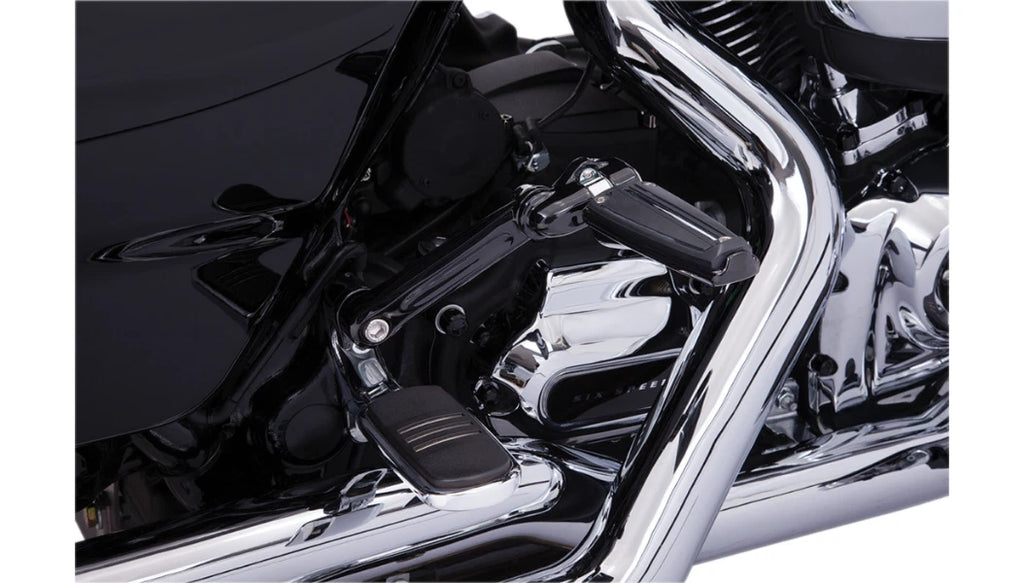 Ciro Adjustable Passenger Peg Mounts for Harley FLH FLHX FLHR (1999–2020)