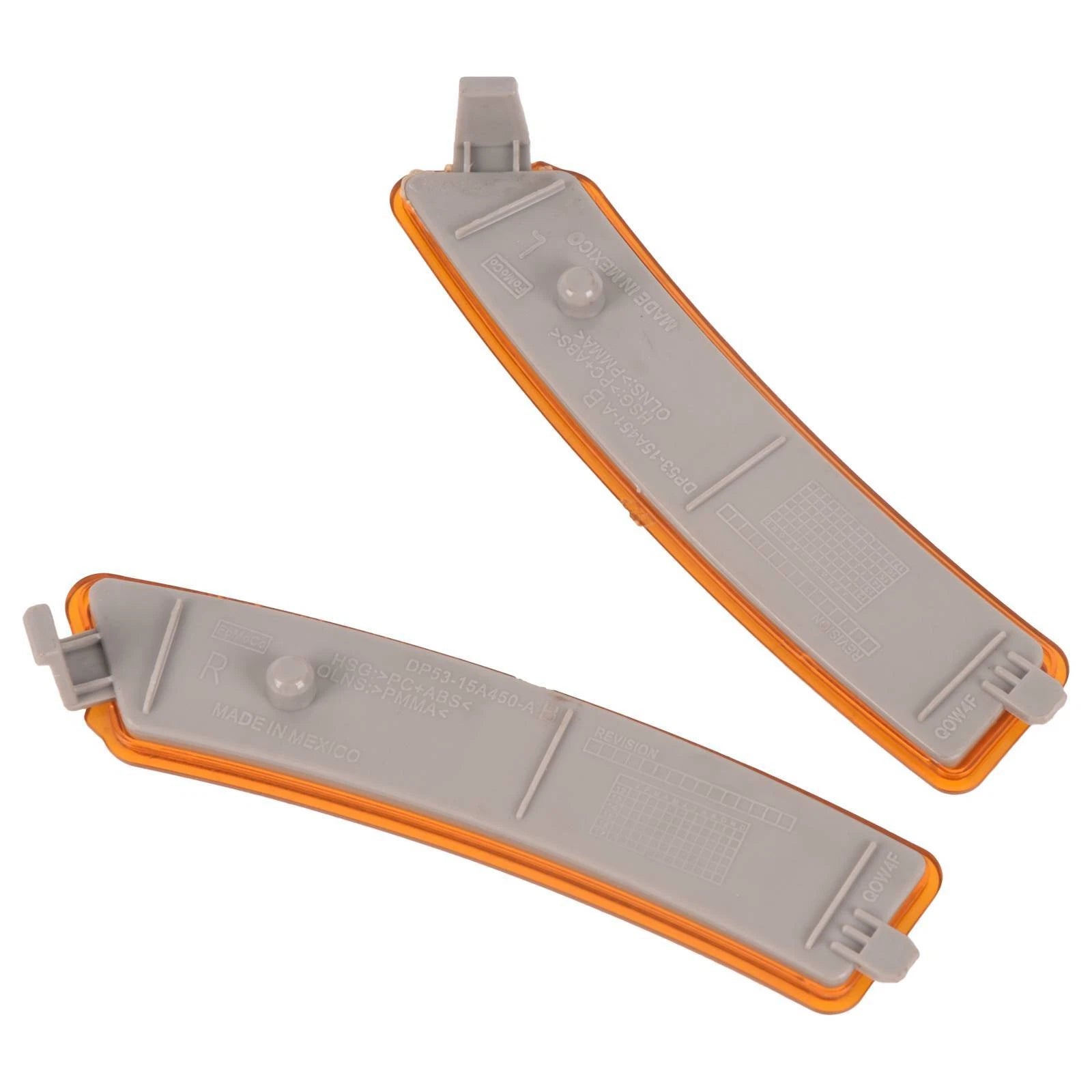 2X Front Bumper Side Marker Reflector Lamps for Lincoln MKZ (2013-2016)