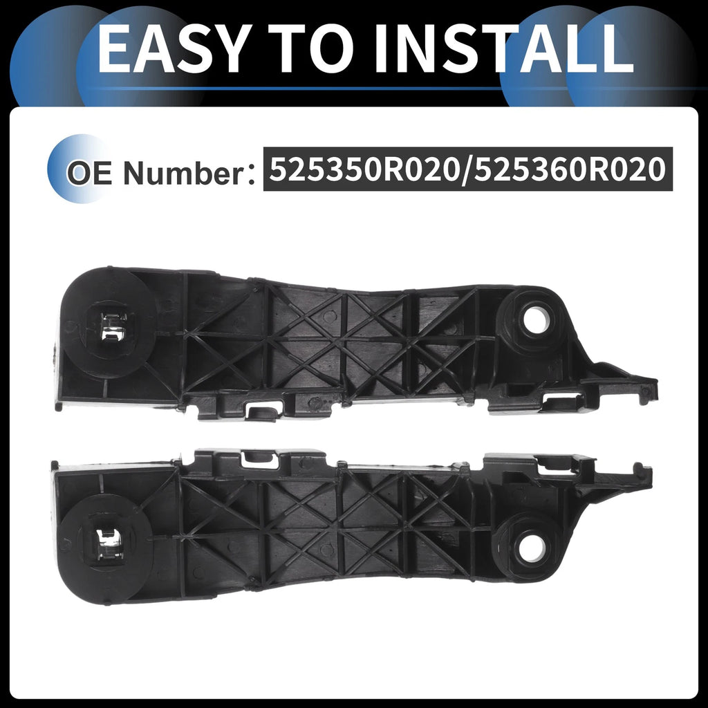 2X Front Bumper Retainer Bracket No. 525350R020 for Toyota RAV4 (2006–2012)