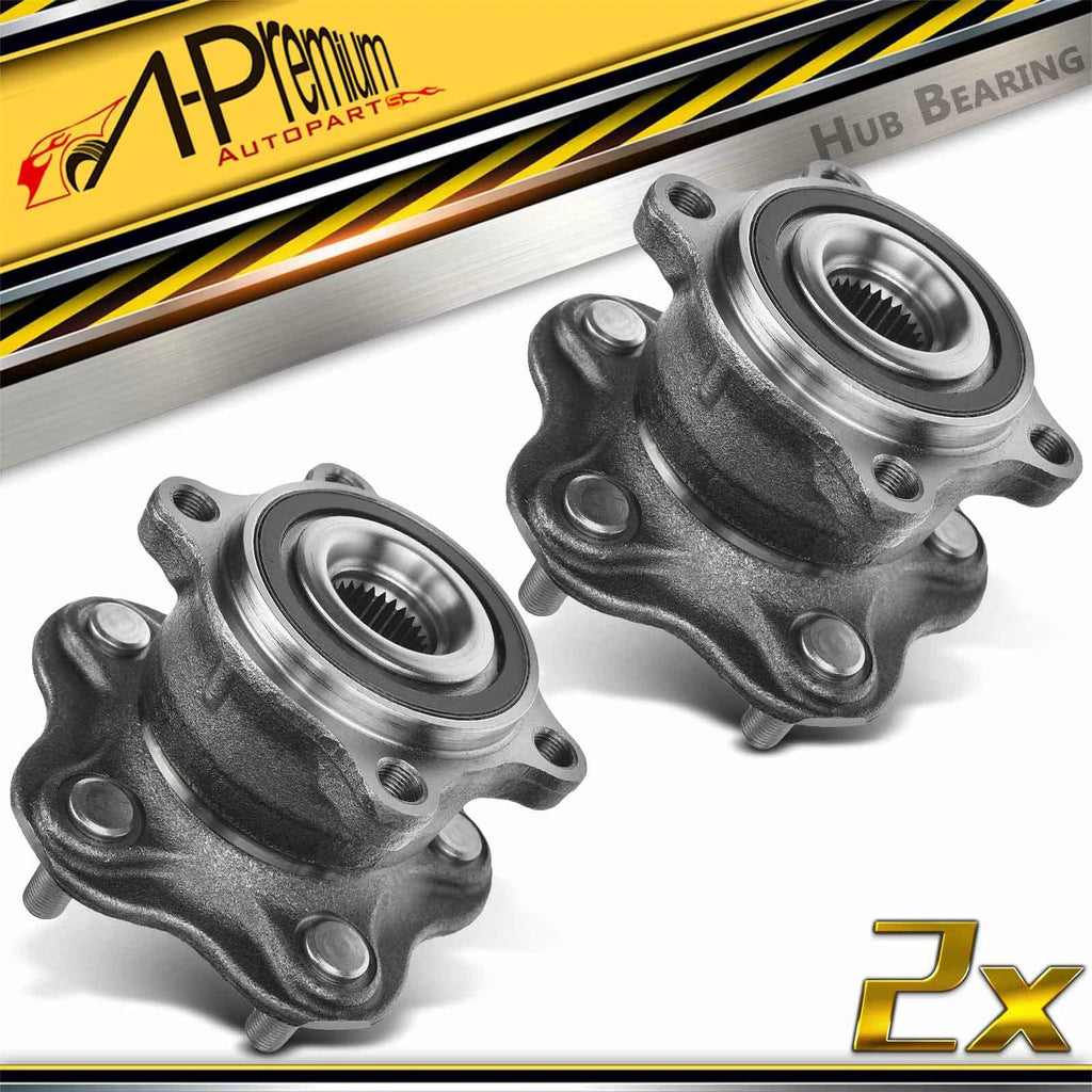 2X Rear Wheel Hub & Bearing Assembly for Nissan Murano (2003–2007)