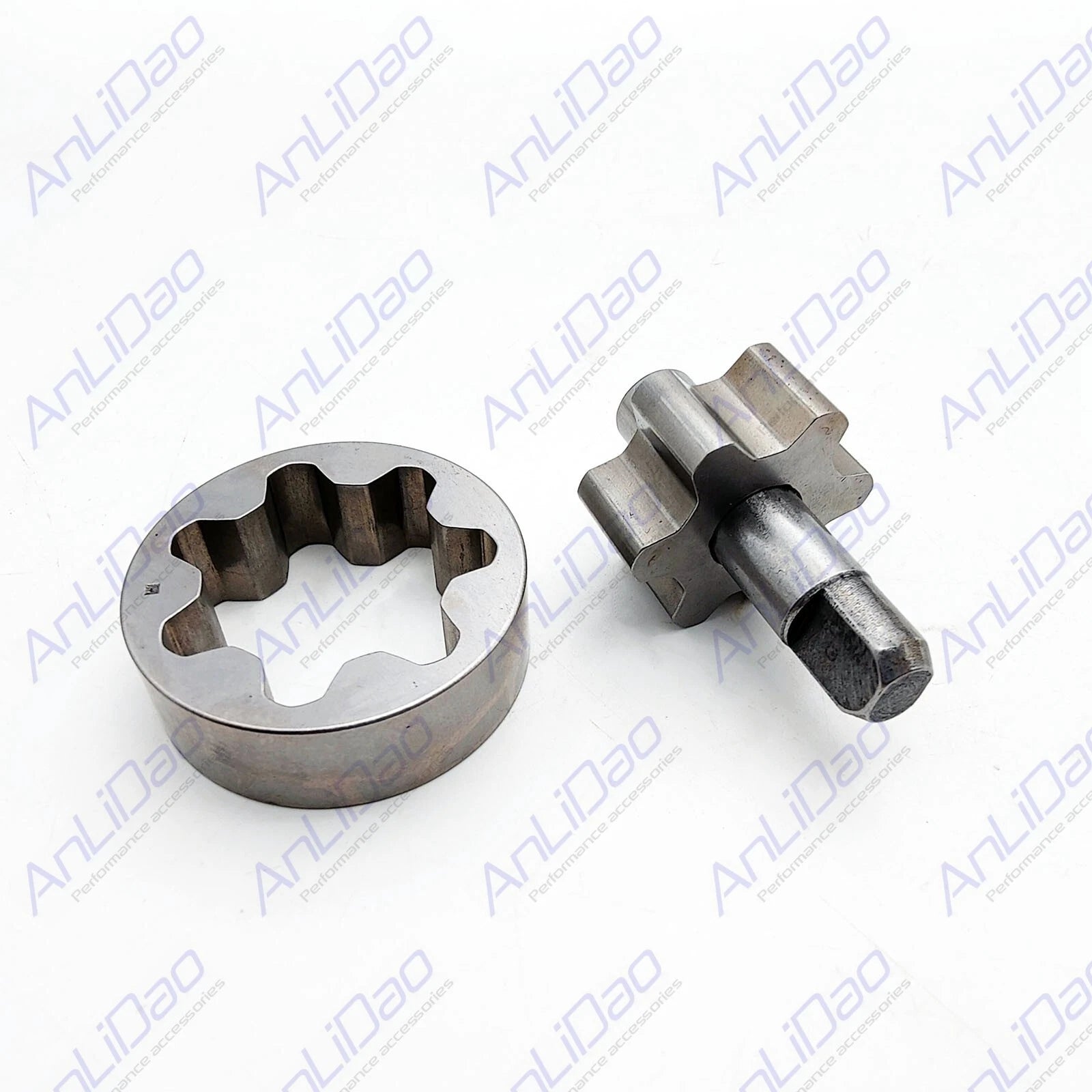 Oil Pump Shaft & Rotor for SeaDoo 1503 1630 (420837543, 420956675)