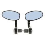 7/8" Handlebar Bar End Rearview Mirrors for Honda Street Bike Chopper