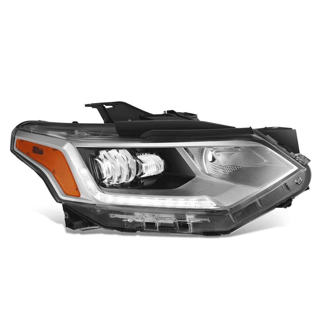 Chrome Amber LED Headlight for Chevy Equinox (2018–2021)