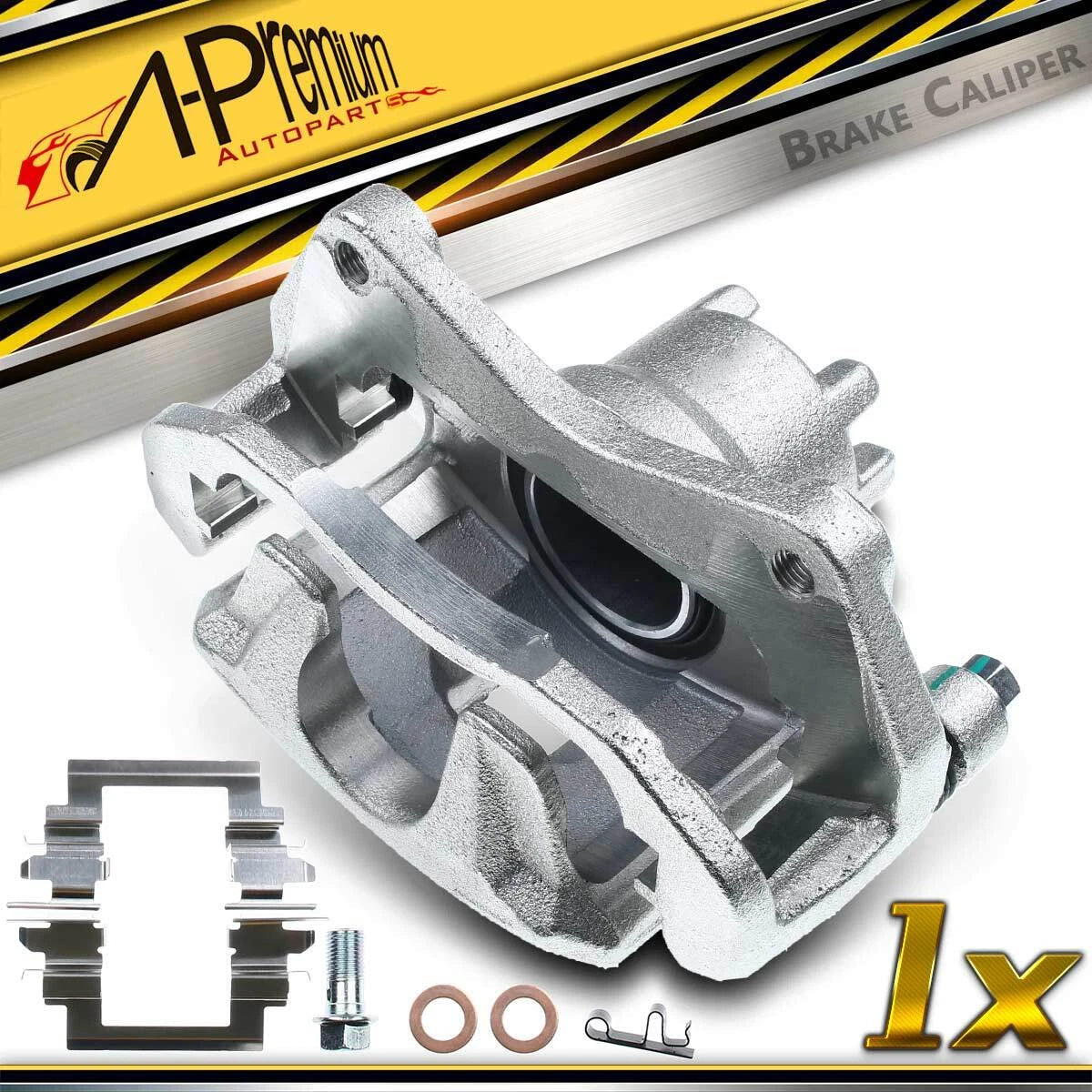 Front Left Disc Brake Caliper with Bracket for Dodge Caliber (2007–2012)
