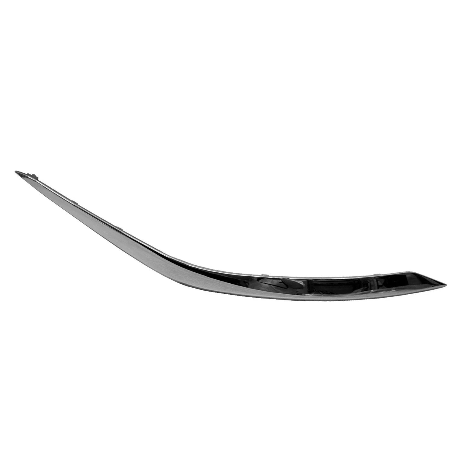 Replacement Chrome ABS Plastic Front Driver Side Bumper Cover Molding for Honda Civic (2016–2021)