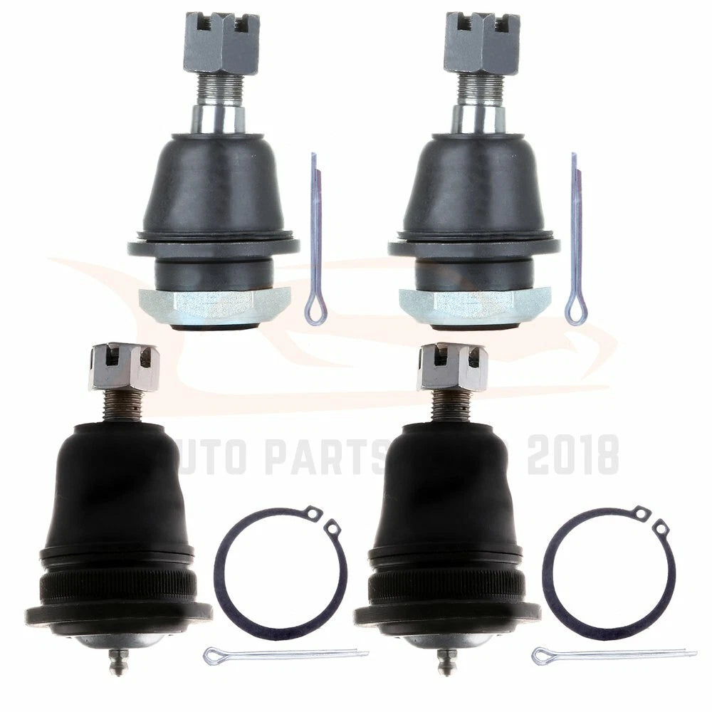 Set of 4 Front Upper & Lower Ball Joints for Nissan Frontier (1998–2000)
