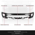 Front Bumper Face Bar for Ford Ranger (2019–2024) OE Style with Sensor Holes