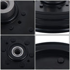Flat Idler Pulley for Hustler Raptor SD (Fits 52", Replaces 604231)