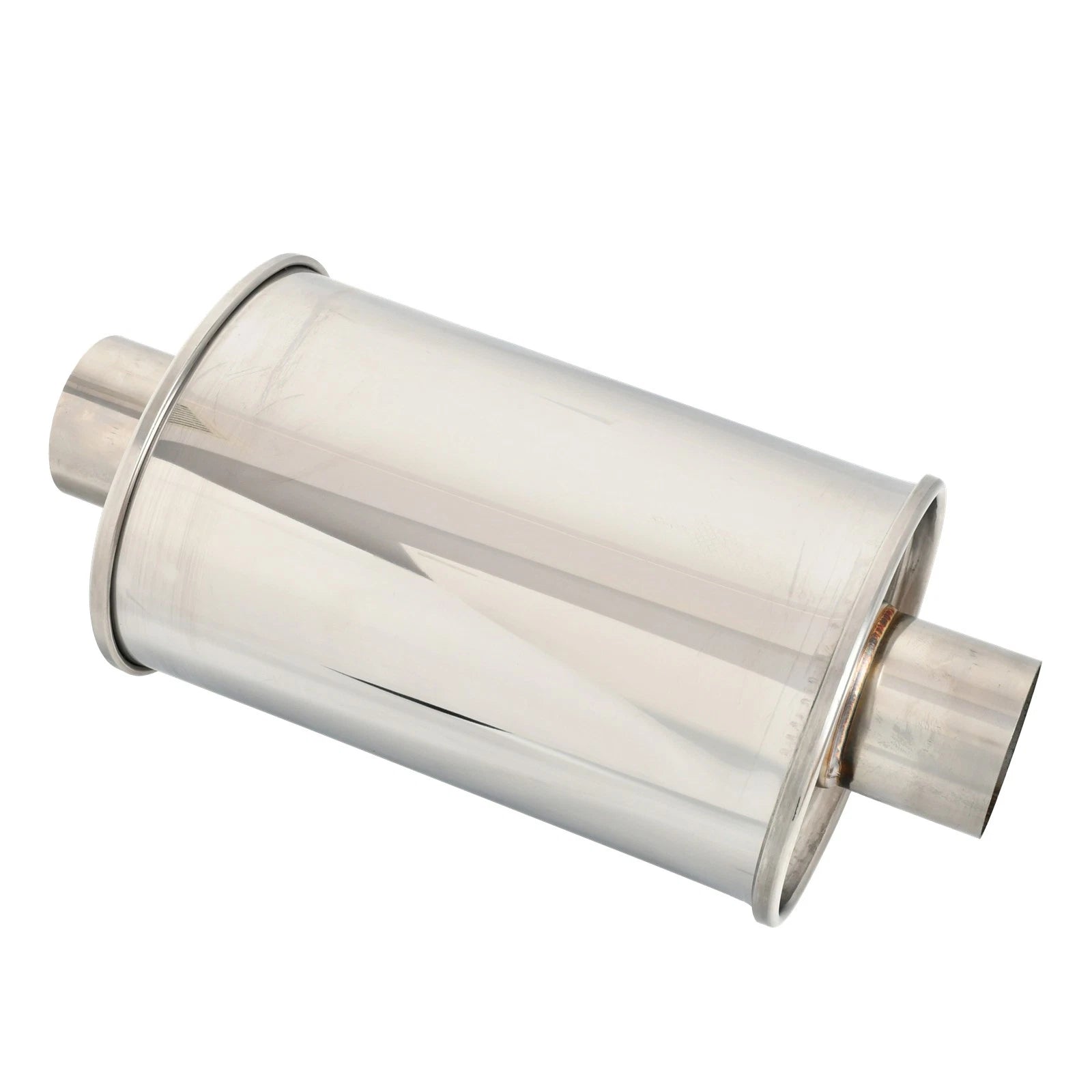 2-1/4 Inch Center Inlet Ultra Quiet Resonator for
