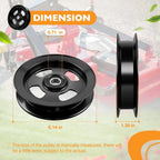 Deck Flat Idler Pulley for Exmark Lazer Z (2000-2023)