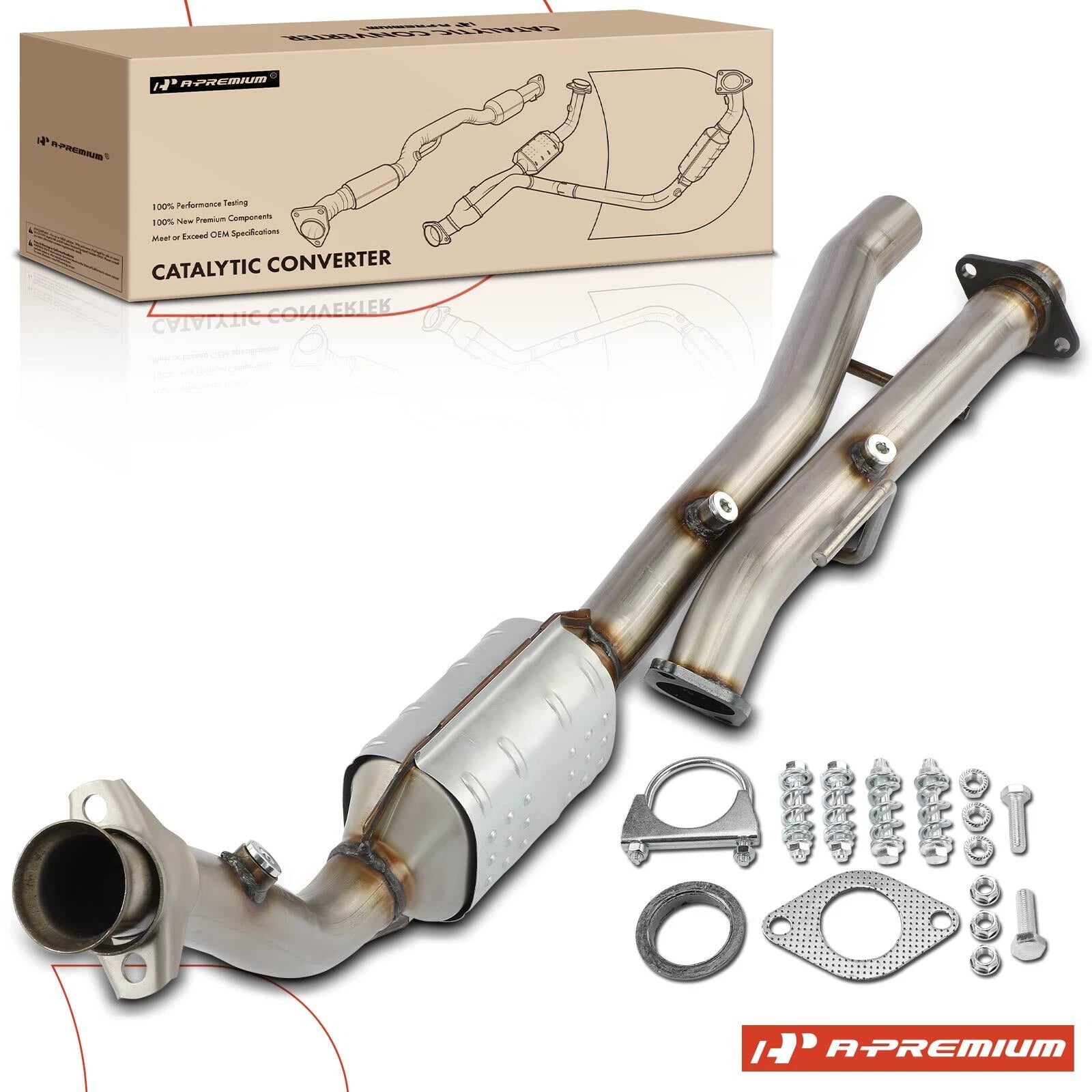 Right Catalytic Converter for Ford Explorer, Mountaineer (1997–2021)