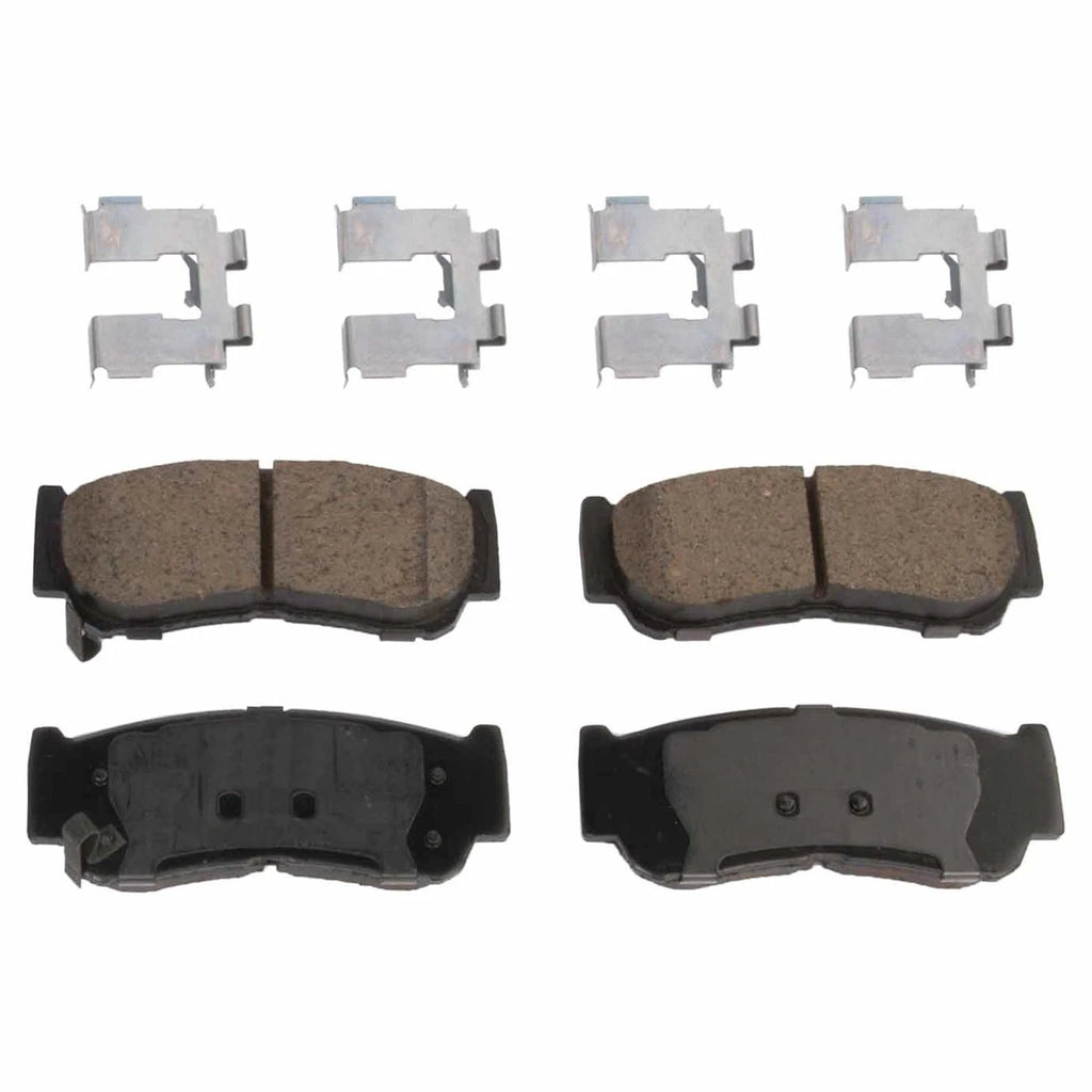 Rear Brake Disc Rotor and Pad Kit for Hyundai Santa Fe (2007–2009)