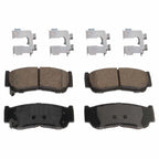 Rear Brake Disc Rotor and Pad Kit for Hyundai Santa Fe (2007–2009)