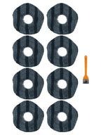 Set of 4 Microfiber Mop Pads for eufy X10 Pro, Omni X9 Pro Vacuums