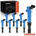 Set of 8 Blue Ignition Coils for Jeep Grand Cherokee (1999–2007) Dodge Ram 1500