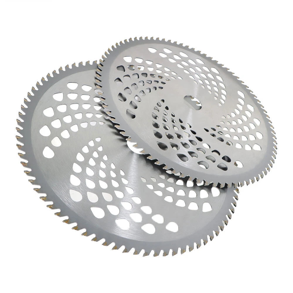 Set of 4 Carbide Tip Brush Blades for Cutter Trimmer (10" × 80T)