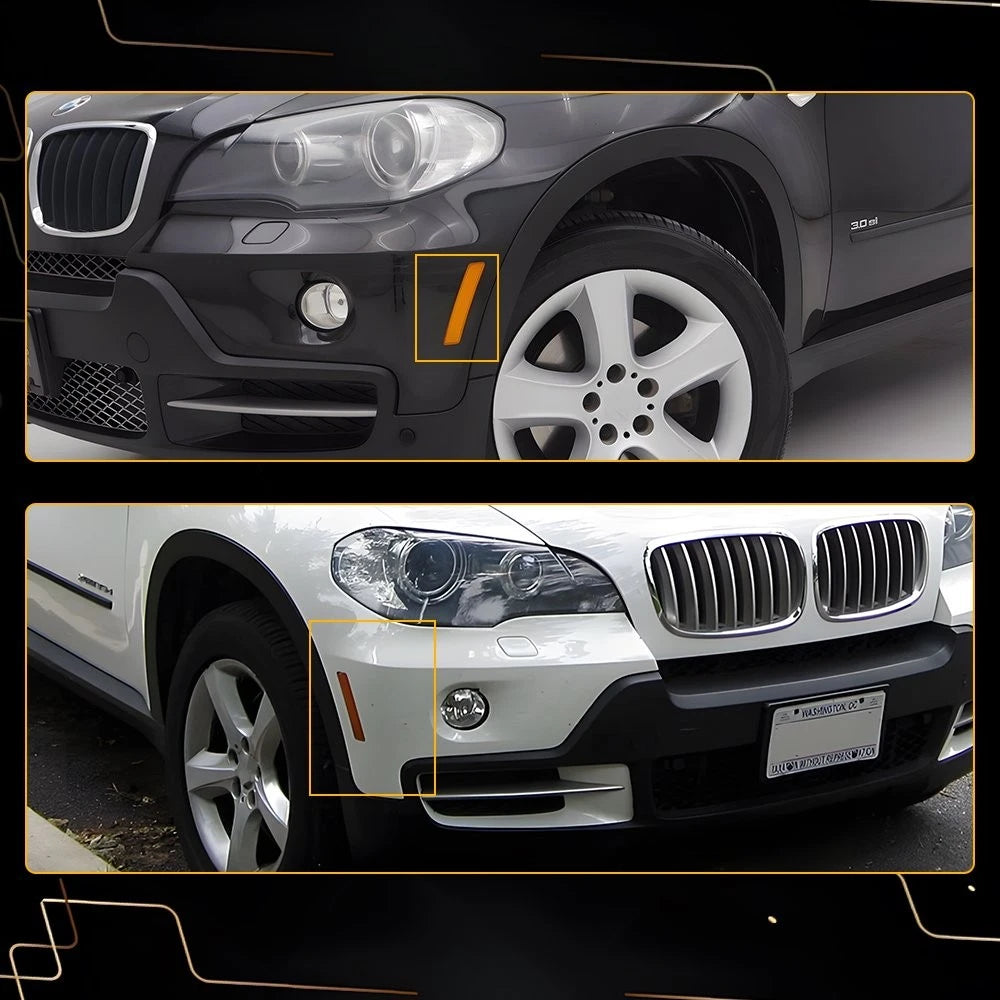 Front Bumper Reflector Side Marker Light for BMW X5 (2007–2010) 63217162547